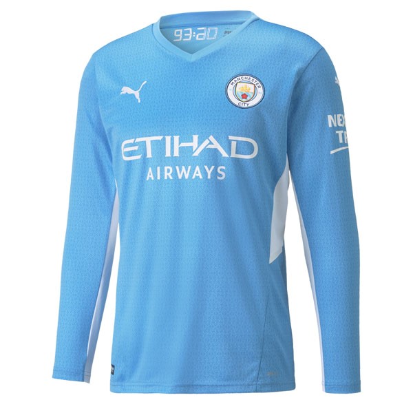 Tailandia Camiseta Manchester City Primera equipo ML 2021-22